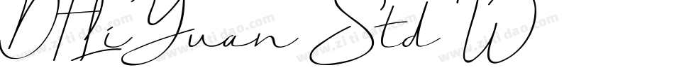 DFLiYuan Std W7字体转换